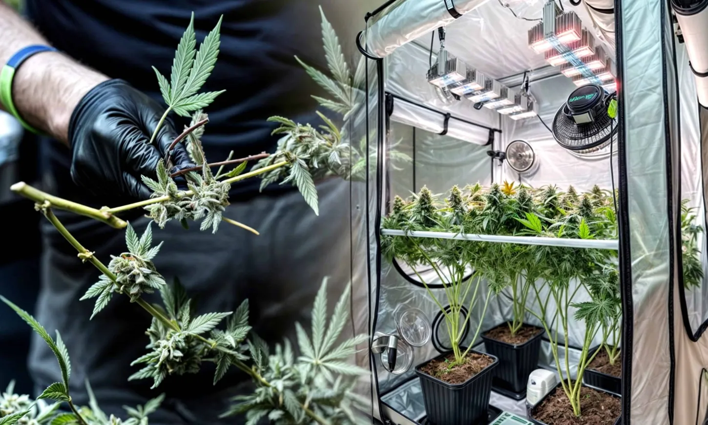 growing weed in a closet