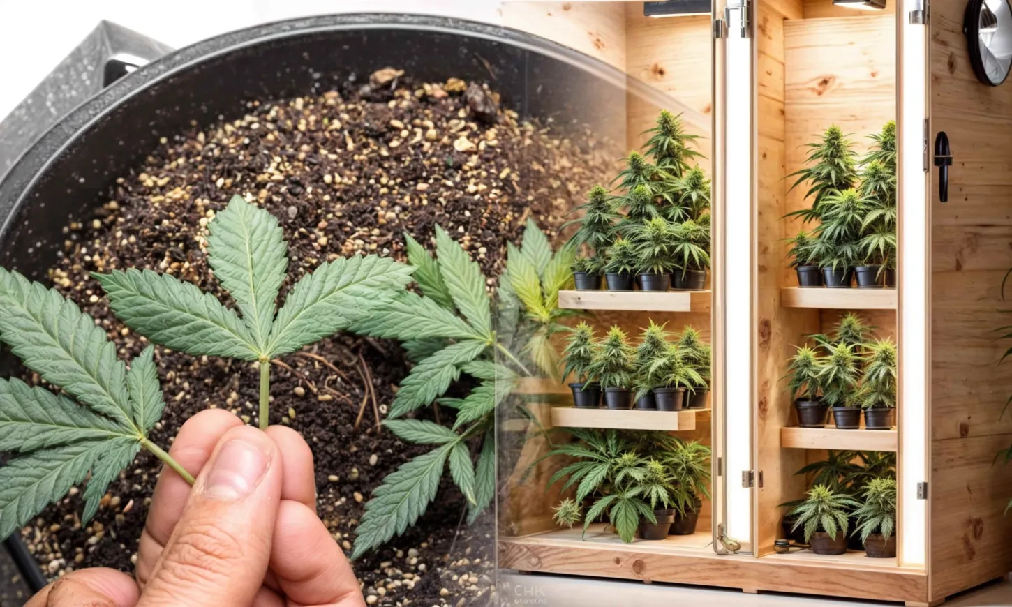 growing weed in a closet